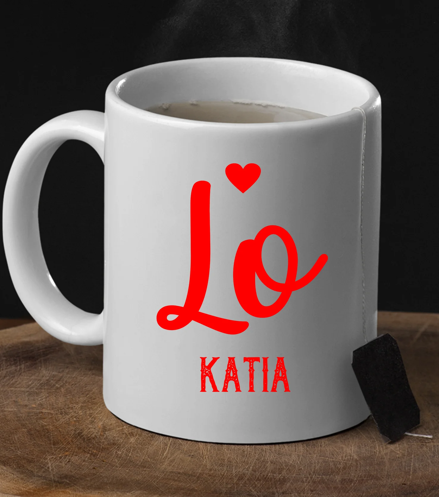 Coppia Tazze Mug Sanvalentino Personalizzabile Love Personalizza con nome Amore Innamorati Fidanzati Regalo Lui e Lei - immagine 4