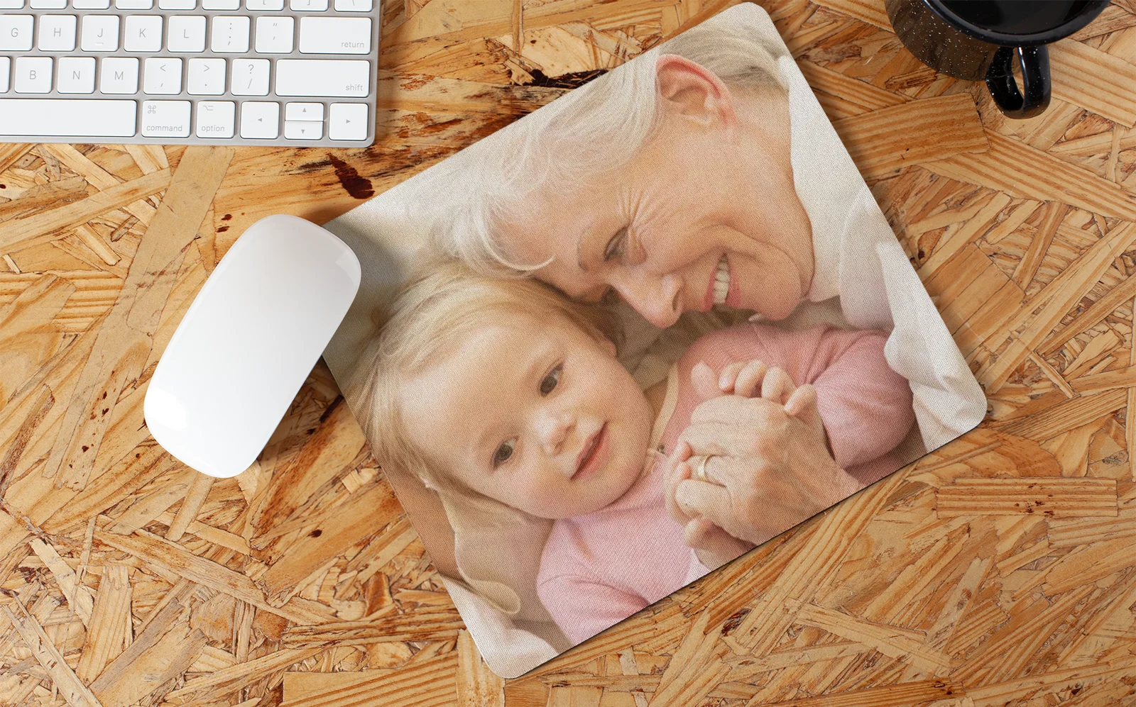 Mousepad Personalizzato con Foto Idea Regalo Papà Zio Padrino Fratello Cugino Festa del Papà Compleanno Natale Personalizzabile - immagine 4