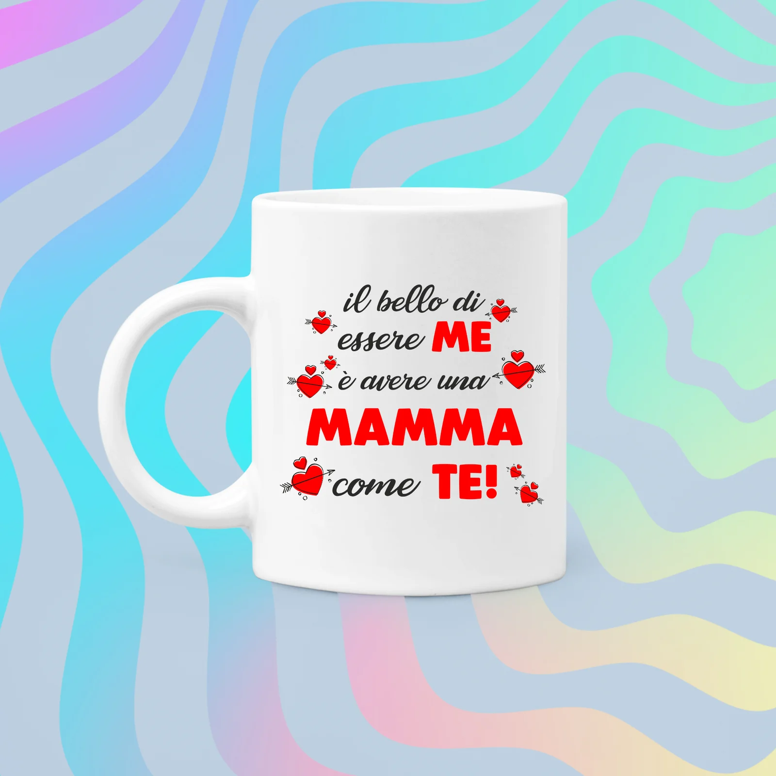 Tazza Mamma Il bello di essere me è avere una mamma come te! Mug 11OZ Idea Regalo Mamma - immagine 4