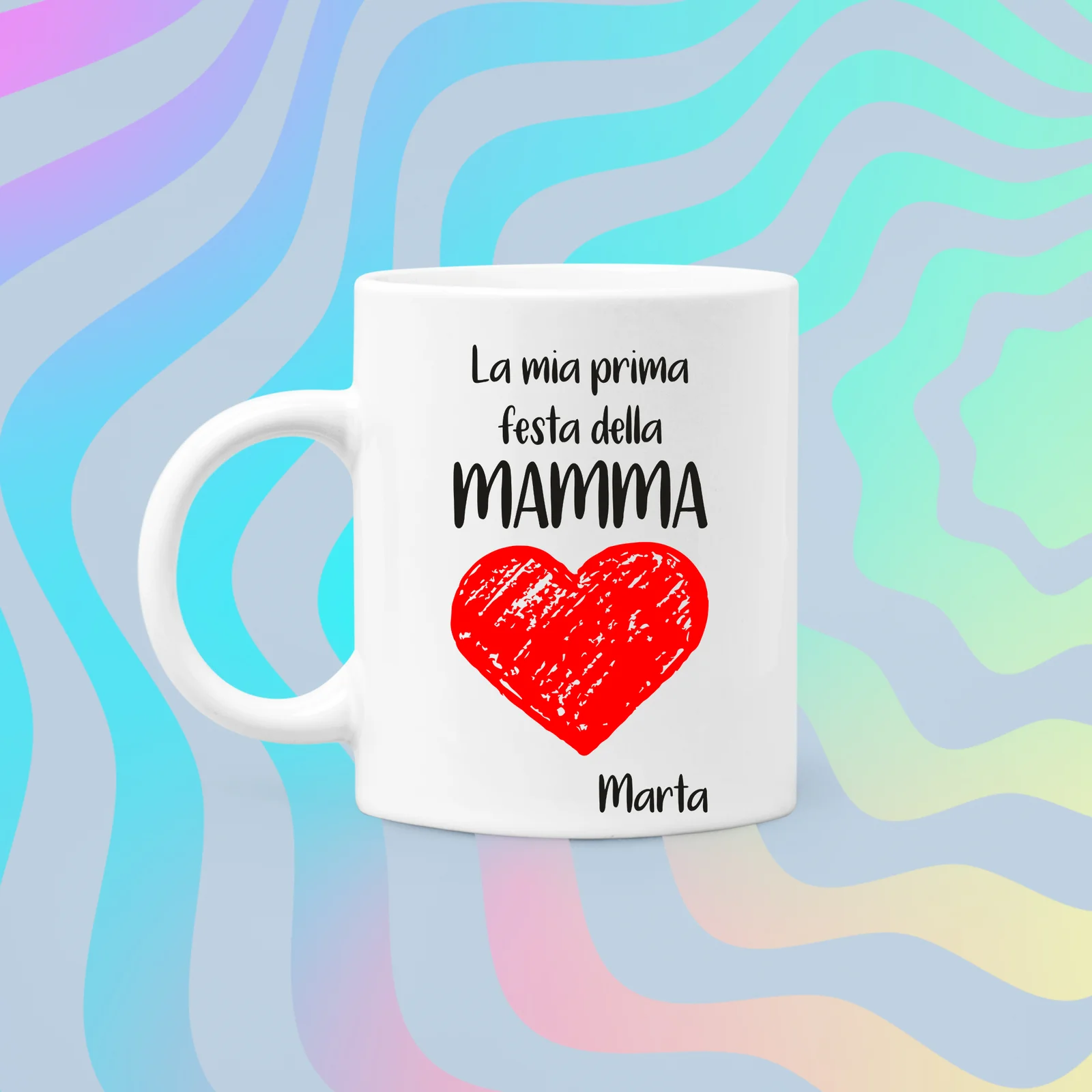 Tazza Mamma PERSONALIZZABILE Festa della Mamma Io e Papà La mia prima Festa della Mamma Mug 11OZ Idea Regalo Mamma - immagine 5