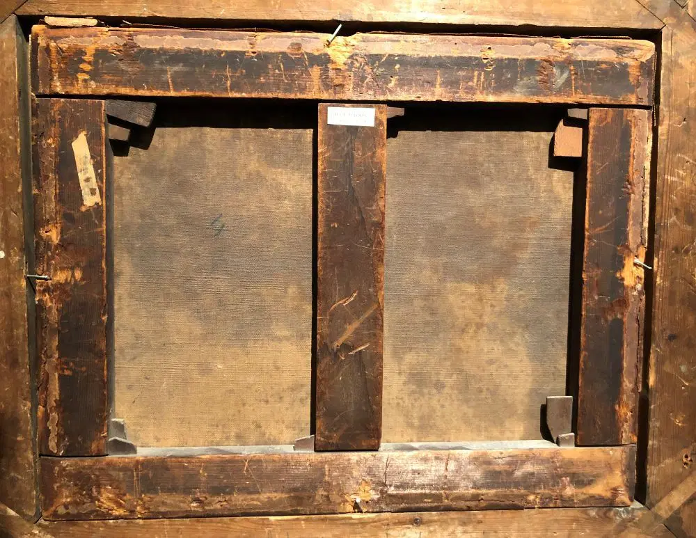 Scuola di Marco Ricci, Paesaggio al Tramonto con Figure – XVIII Secolo - immagine 6