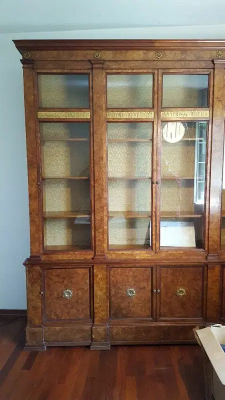 Libreria in radica di noce - immagine 6