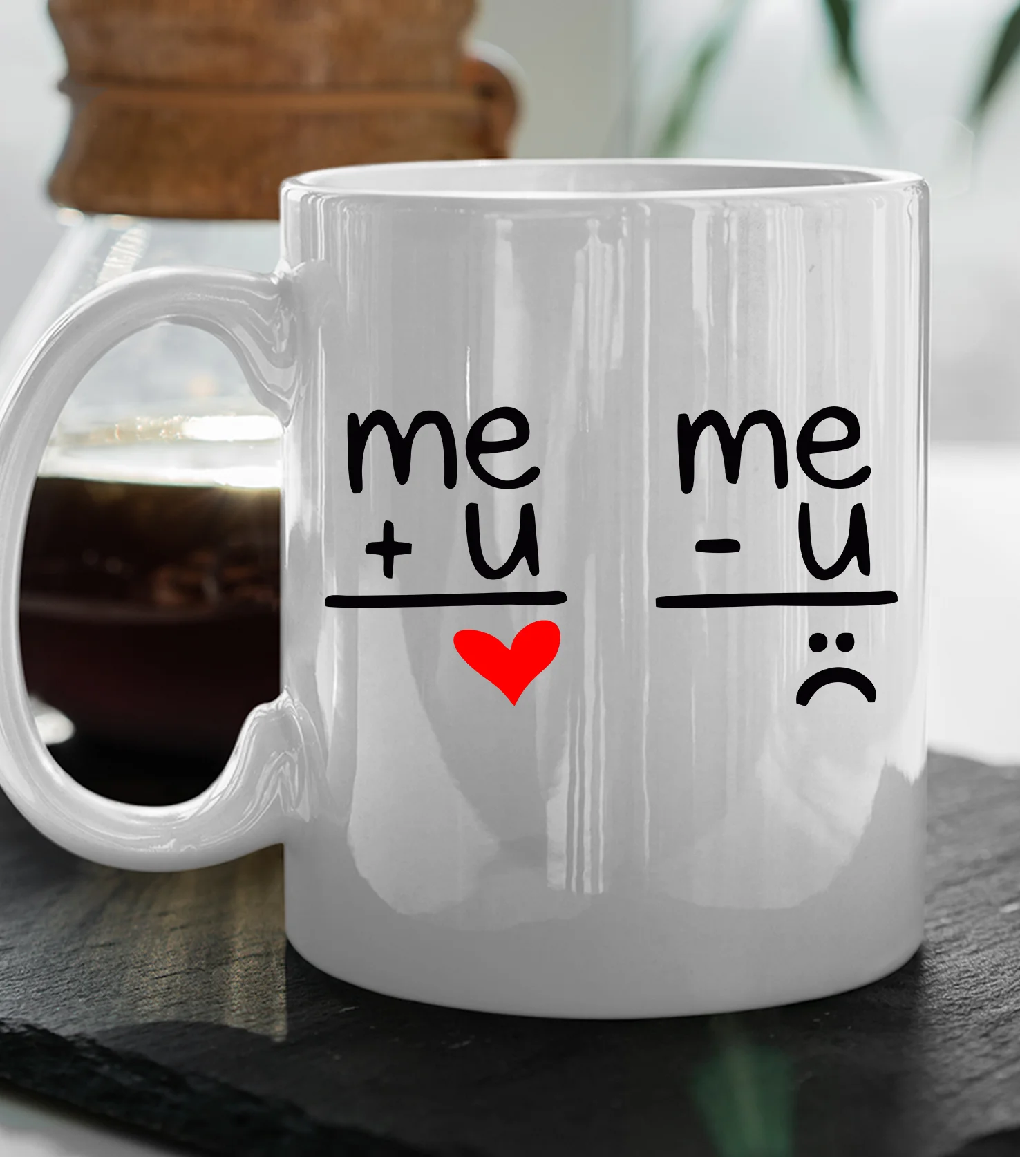 Tazza SanValentino Me + You Me – You Love Innamorati Mug 11oz idea regalo - immagine 4