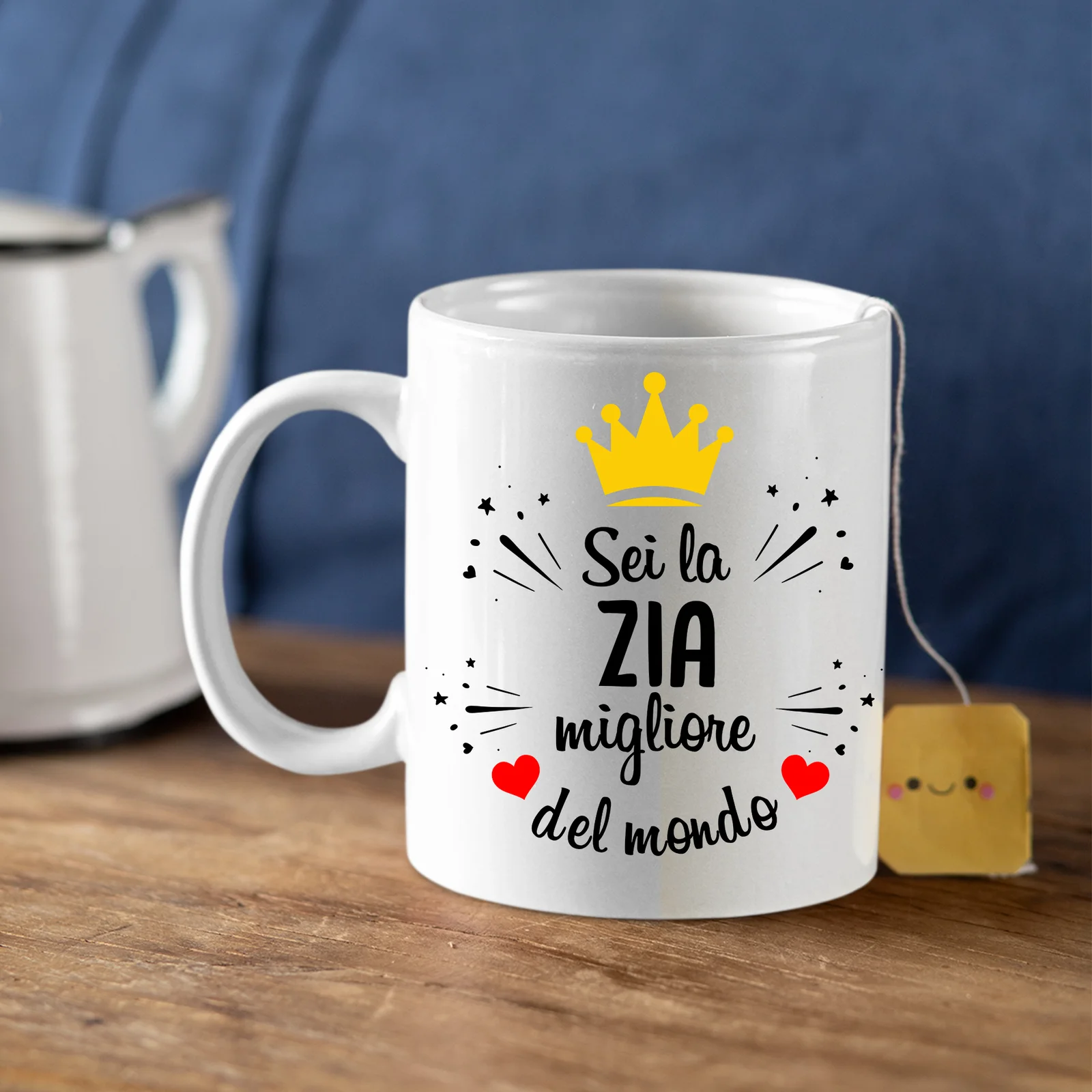 Tazza Zia Sei la zia migliore del mondo Mug 11OZ Idea Regalo Zia - immagine 6