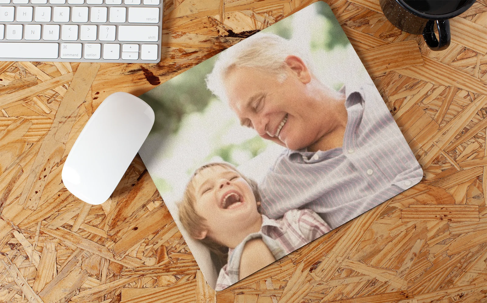 Mousepad Personalizzato con Foto Idea Regalo Papà Zio Padrino Fratello Cugino Festa del Papà Compleanno Natale Personalizzabile - immagine 5