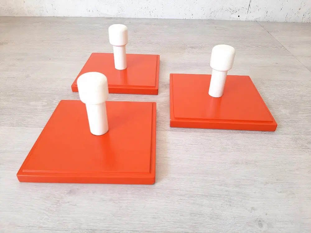 APPENDIABITI ATTACCAPANNI A MURO VINTAGE DEGLI ANNI 60/70 - immagine 6