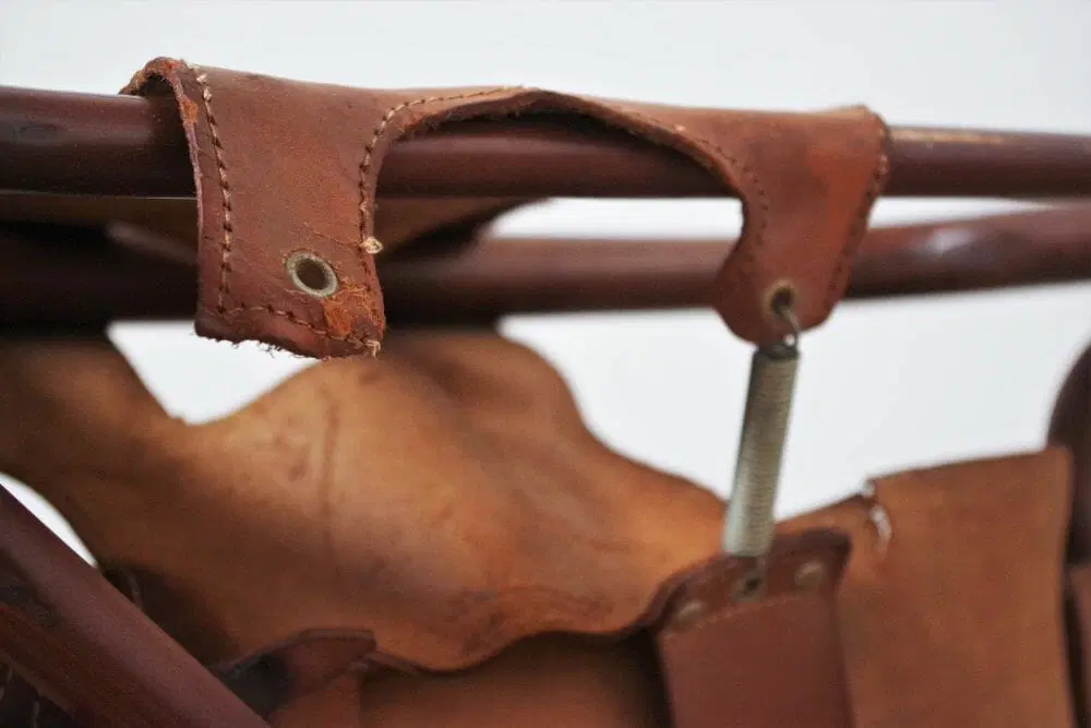 Sedia in pelle di Tito Agnoli, anni 1950 - immagine 8