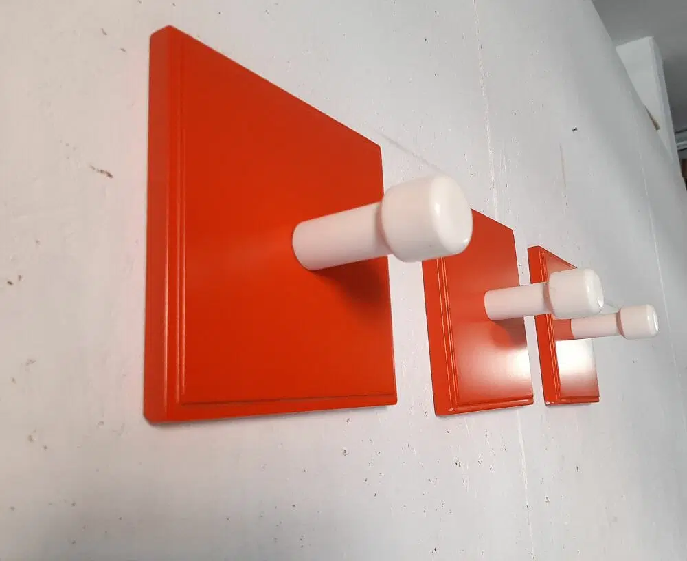 APPENDIABITI ATTACCAPANNI A MURO VINTAGE DEGLI ANNI 60/70 - immagine 8