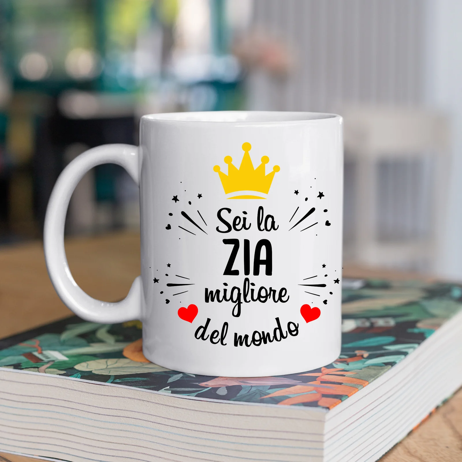 Tazza Zia Sei la zia migliore del mondo Mug 11OZ Idea Regalo Zia - immagine 2