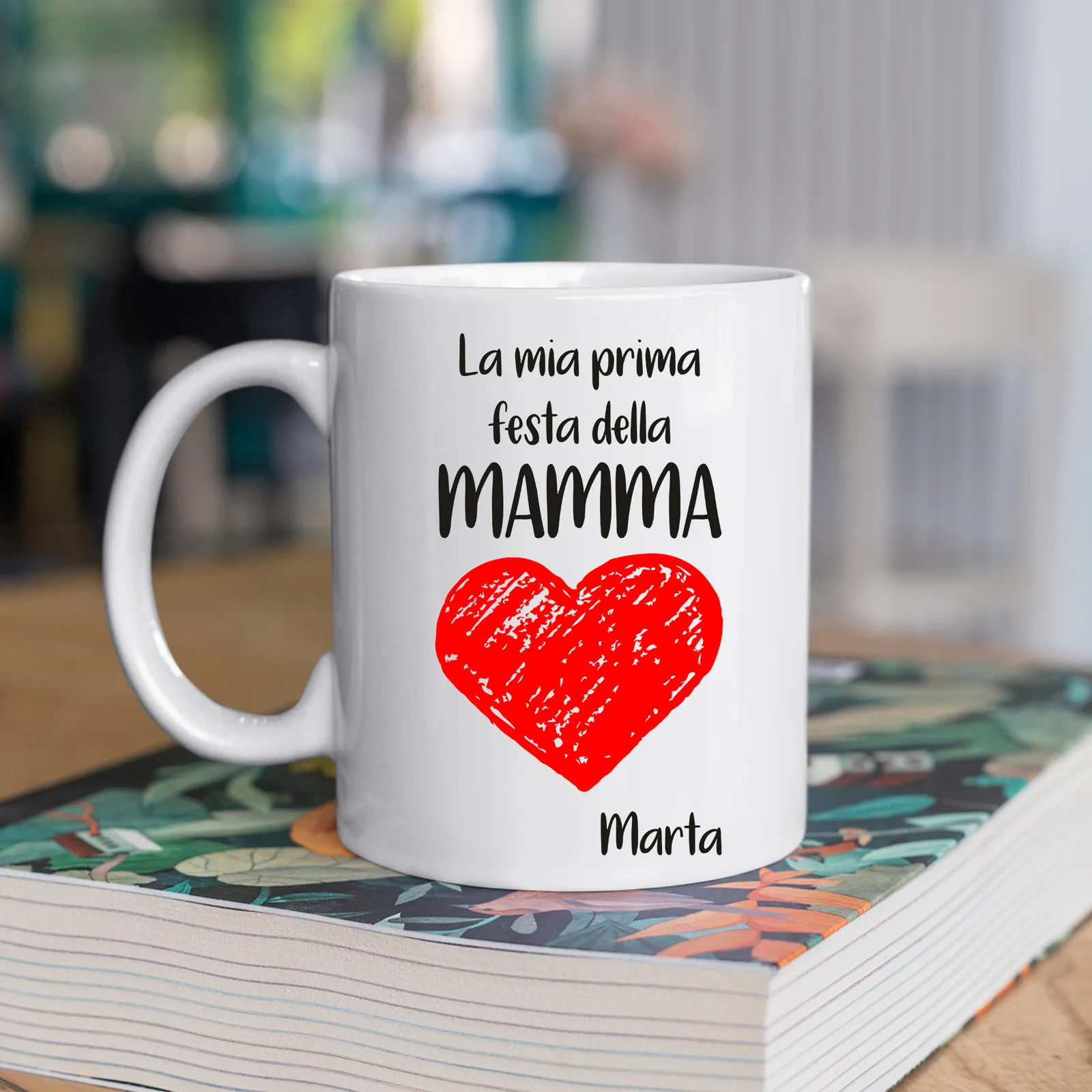 Tazza Mamma PERSONALIZZABILE Festa della Mamma Io e Papà La mia prima Festa della Mamma Mug 11OZ Idea Regalo Mamma - immagine 2
