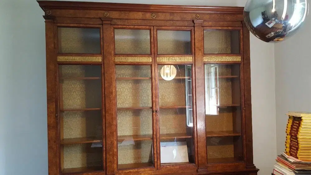 Libreria in radica di noce - immagine 3