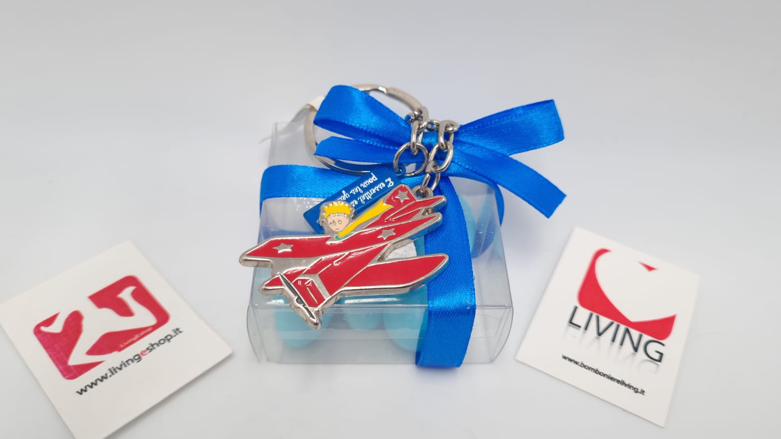 Bomboniera piccolo principe portachiavi