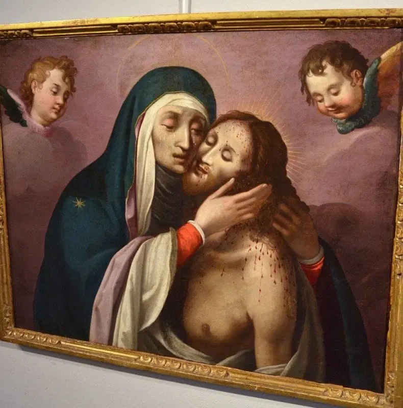 La Pietà con due cherubini, Manierismo romano del XVI secolo - immagine 5