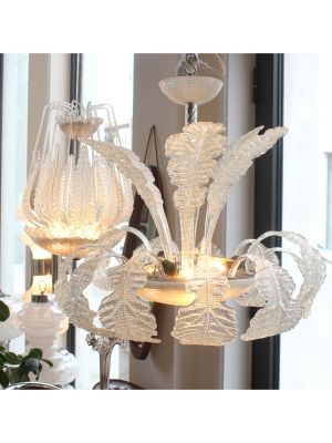 Coppia Lampadari Murano