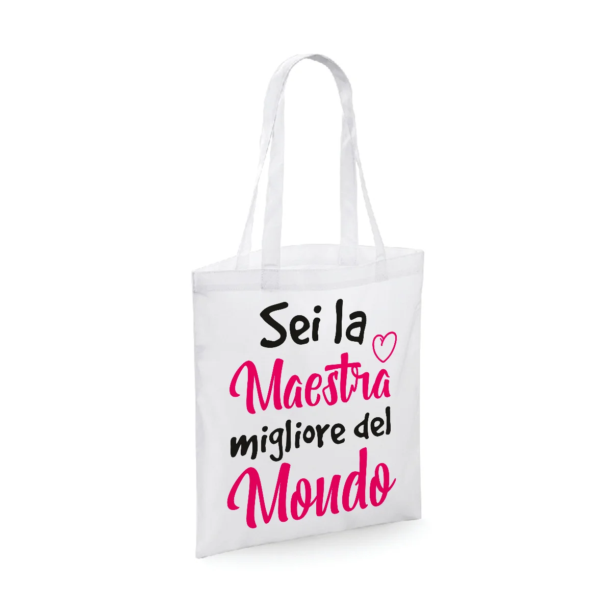 Shopping Bag Maestra Regalo Maestra Sei la maestra migliore del mondo Regalo Maestra fine Anno Scolastico