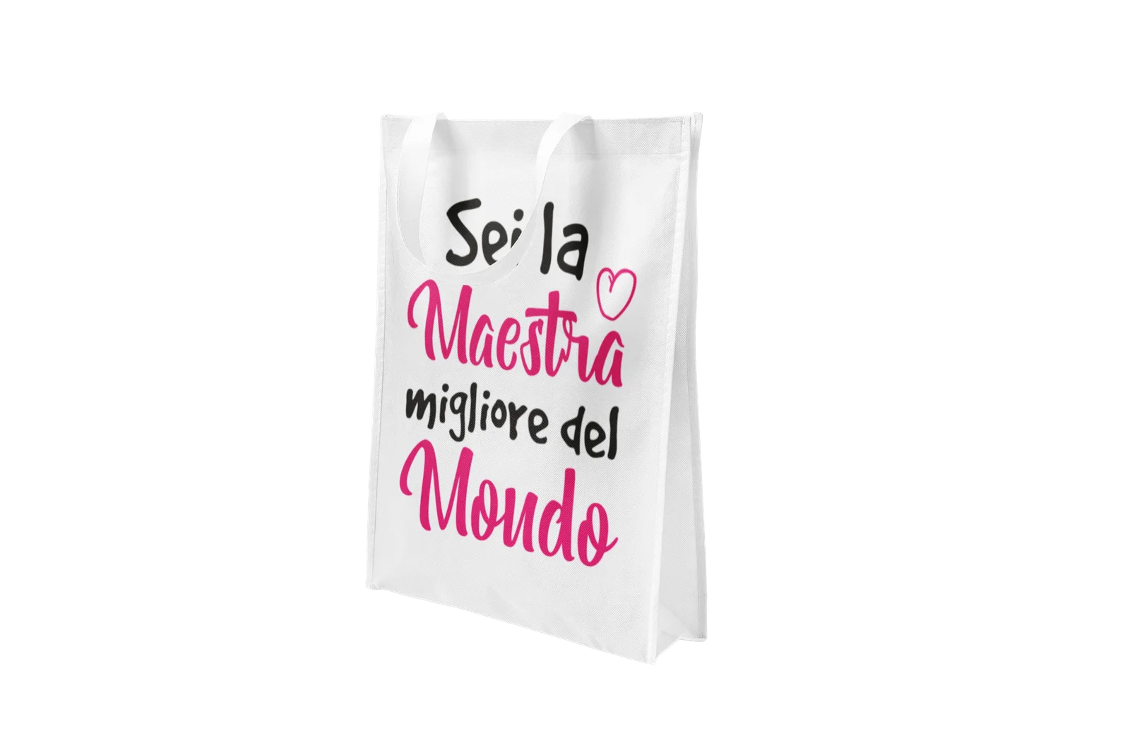 Shopping Bag Maestra Regalo Maestra Sei la maestra migliore del mondo Regalo Maestra fine Anno Scolastico - immagine 5