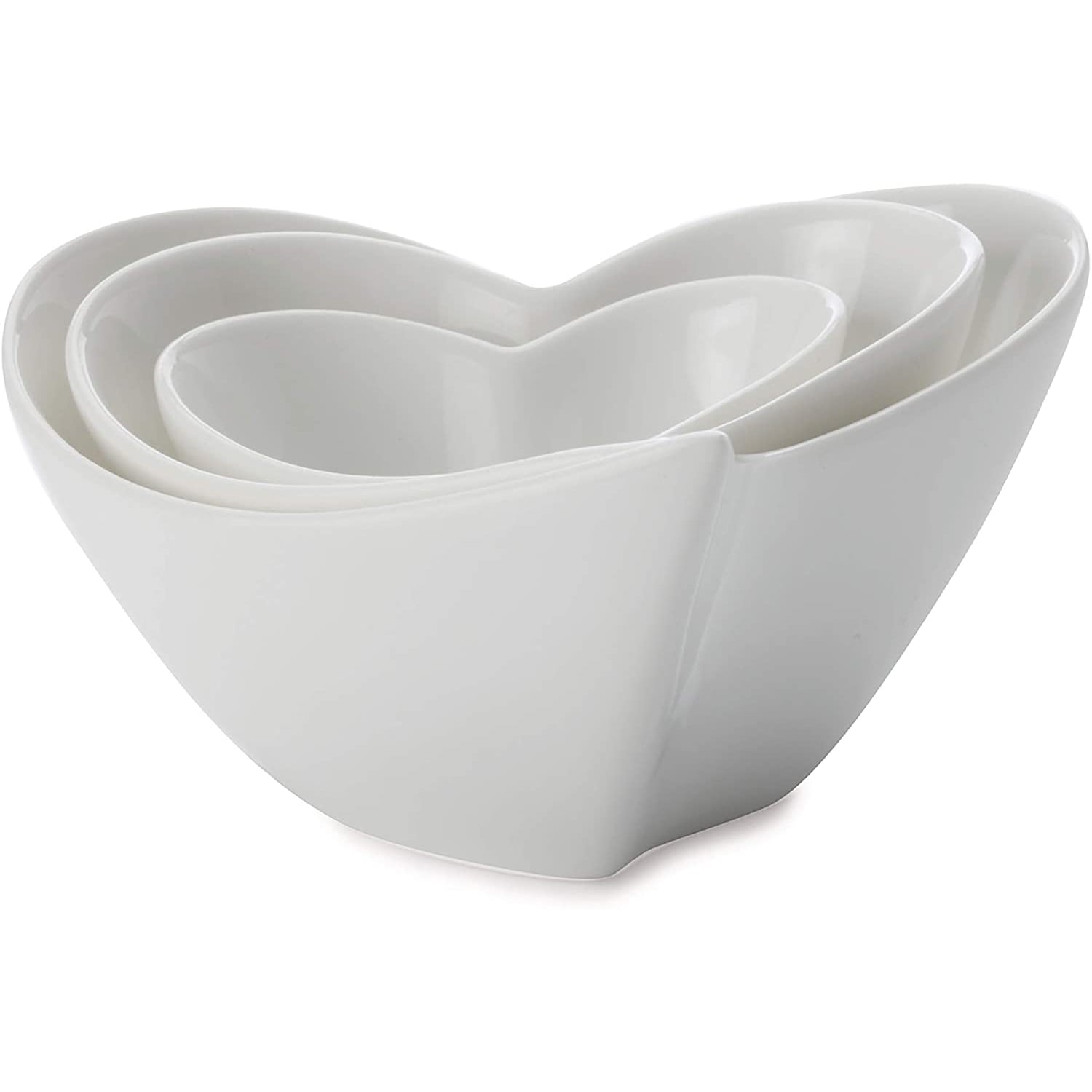 Maxwell & Williams – White Basics set 3 ciotoline cuore - immagine 3