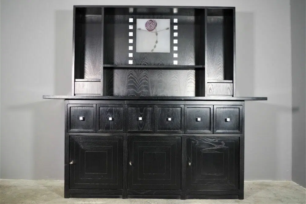 Credenza di Charles Rennie Mackintosh, 1980s, Set di 2