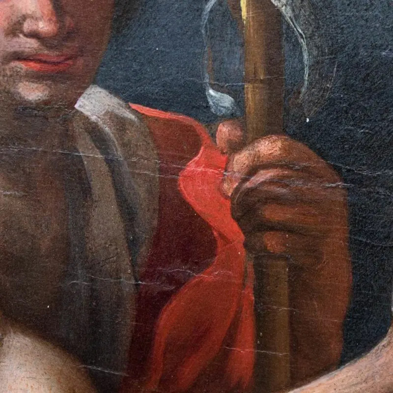 Scuola fiorentina del XVII secolo, San Giovanni Battista - immagine 8