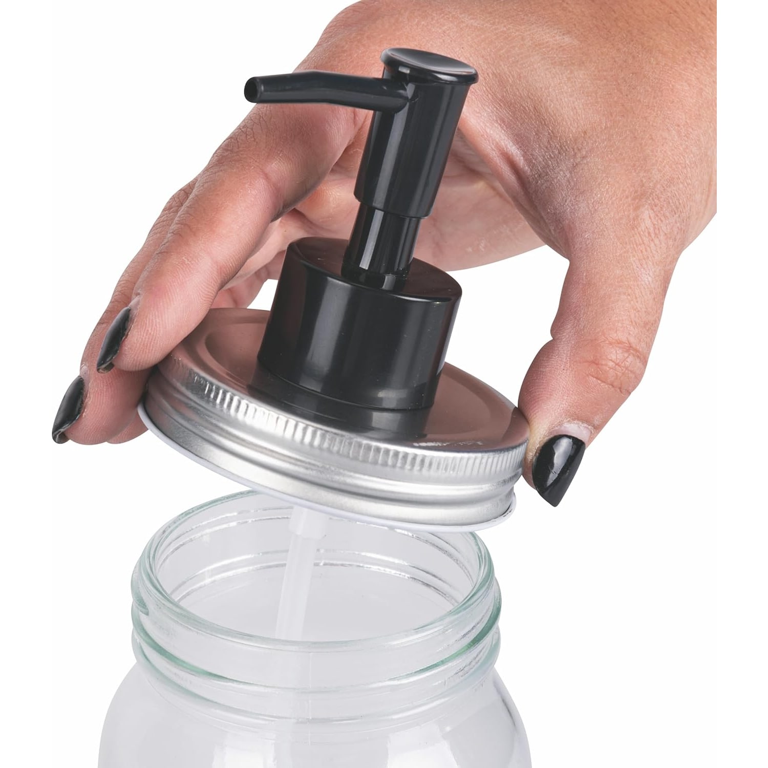 Villa D’Este Home Tivoli dispenser sapone le bolle 450 ml in vetro trasparente - immagine 6