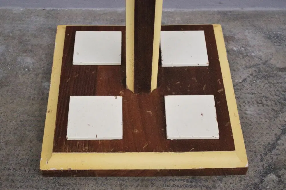 Appendiabiti a colonna in legno nello stile di Carlo de Carli, 1965 - immagine 7