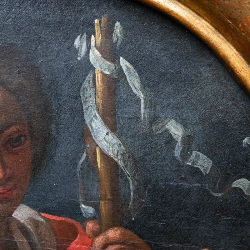 Scuola fiorentina del XVII secolo, San Giovanni Battista - immagine 5