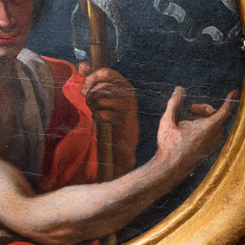 Scuola fiorentina del XVII secolo, San Giovanni Battista - immagine 4