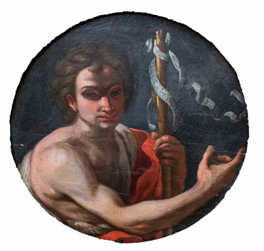Scuola fiorentina del XVII secolo, San Giovanni Battista - immagine 2