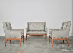 Sedie da pranzo vintage in frassino, anni 1920, set di 6