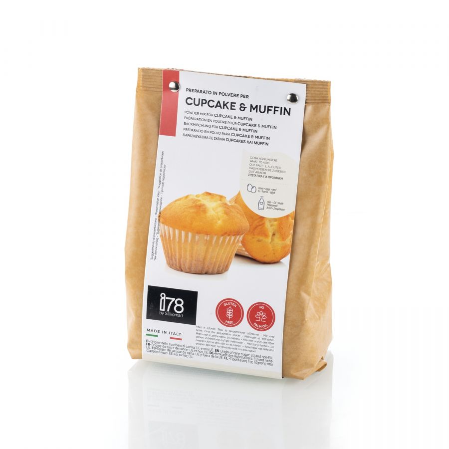 Silikomart Preparato in polvere senza glutine per Cupcakes & Muffin 400 g