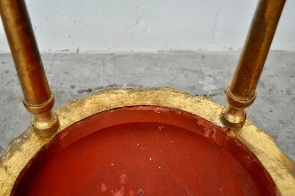 Tavolini laccati rifiniti a mano, anni 1970, Set di 2 - immagine 6