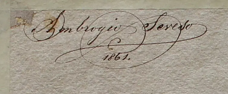 Arch. Ambrogio Seveso, XIX Secolo Tombe del Duomo, 1860 Acquerello su cartone, cm 23,5 x 33,5 - immagine 6