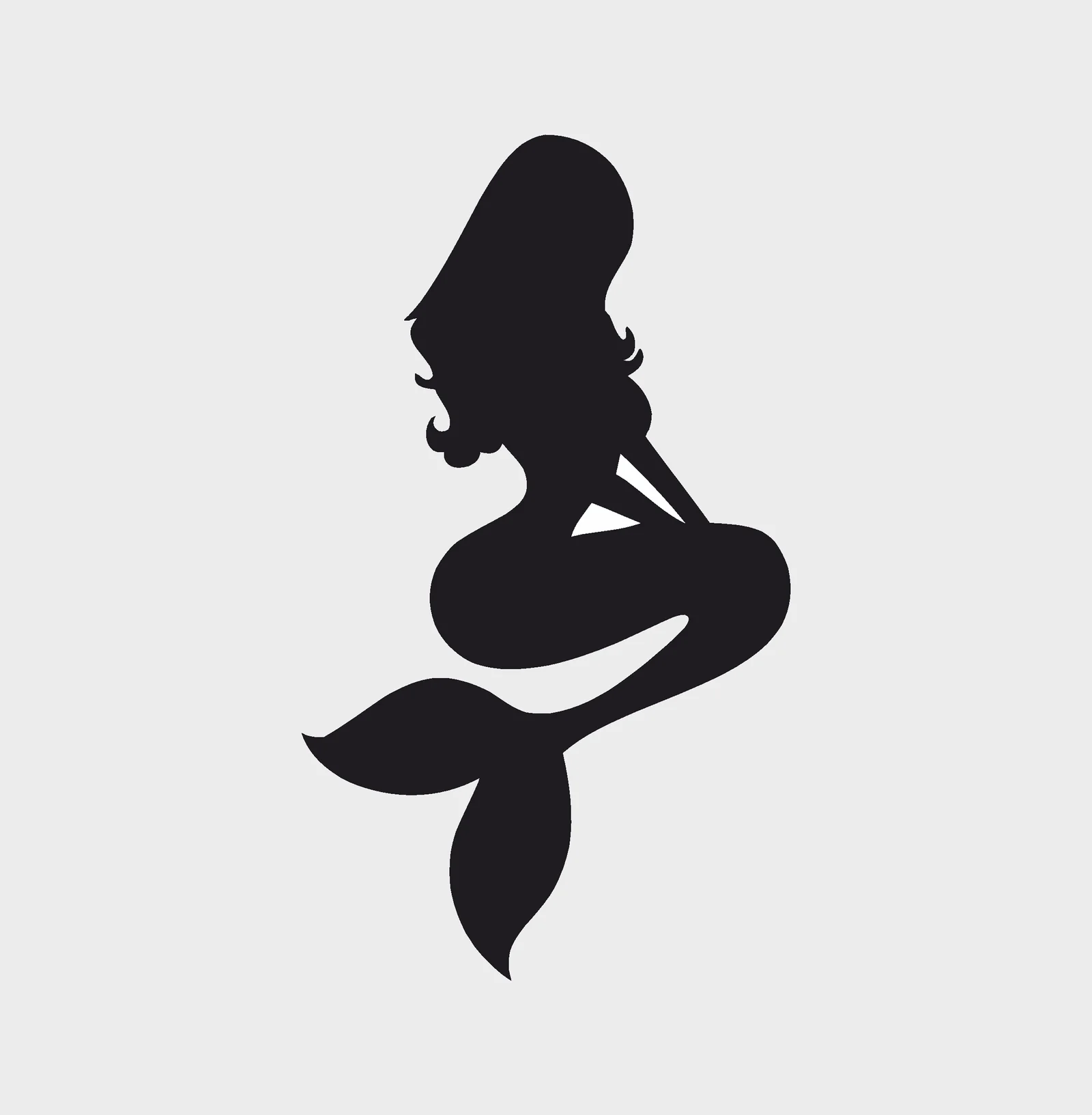 Adesivo murale Wall sticker sirenetta – sirena – idea regalo per la casa Dimensioni 45×78 cm - immagine 2