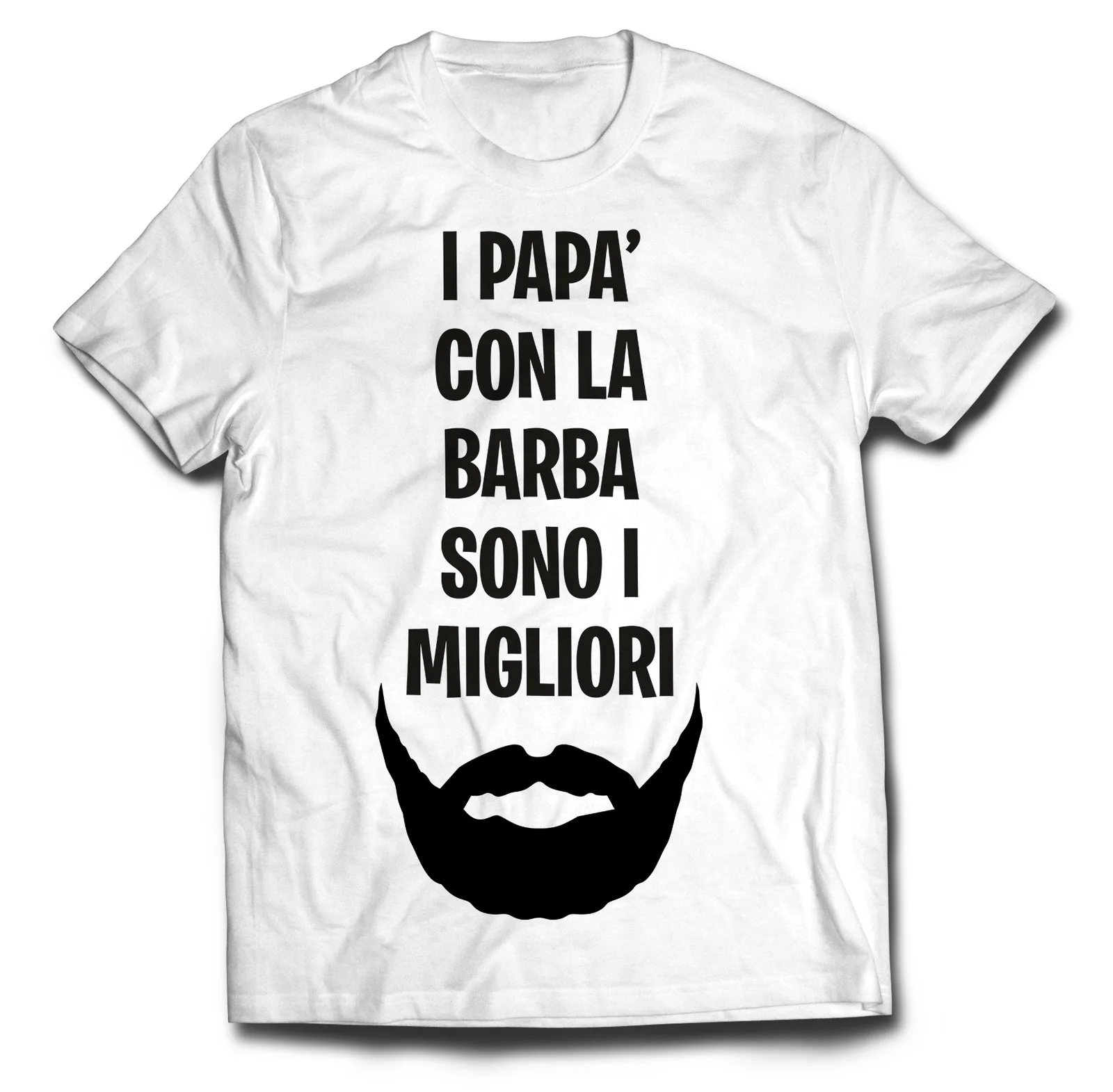 Tshirt i papà con la barba sono i migliori