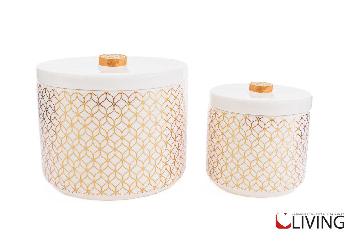 Bomboniera scatola tonda linea hipnosis - immagine 3