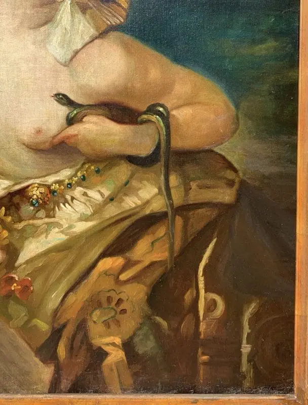 Pittore simbolista francese (XIX sec.) – Cleopatra. - immagine 6