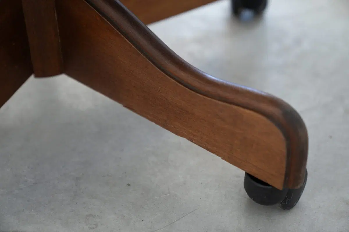 Sedia da ufficio in pelle di Fior, anni 1980 - immagine 2