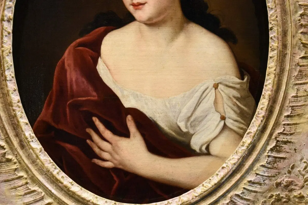Ritratto della duchessa Ortensia Mancini, Jacob Ferdinand Voet (Anversa 1639 – Parigi 1689) Atelier - immagine 9
