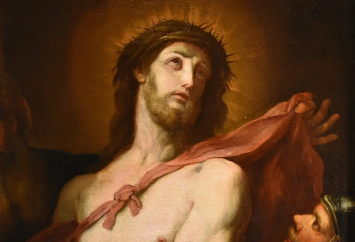 Ecce Homo, Scuola genovese del Seicento, Valerio Castello (Genova, 1624 – Genova, 1659) bottega - immagine 7