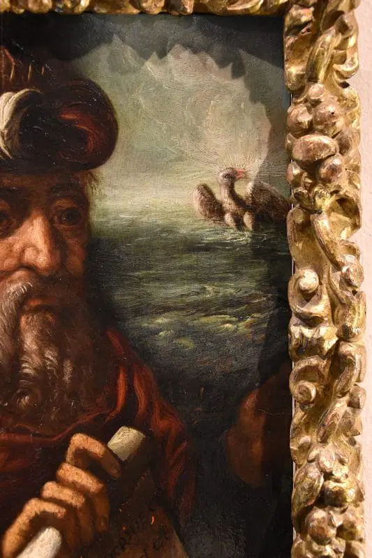 Ritratto dell’alchimista Ermete, Pittore manierista fiammingo XVII secolo - immagine 5