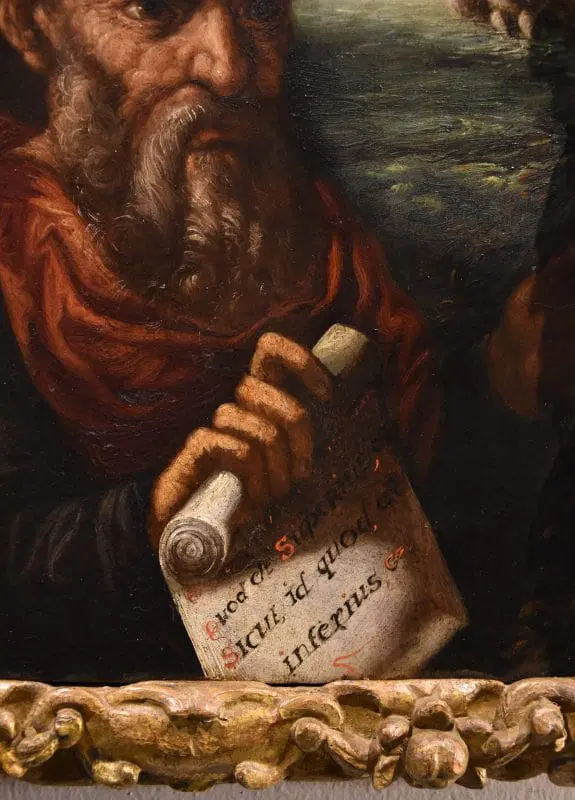 Ritratto dell’alchimista Ermete, Pittore manierista fiammingo XVII secolo - immagine 6