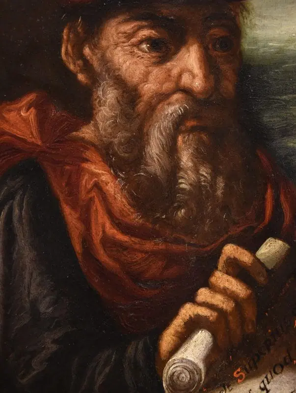 Ritratto dell’alchimista Ermete, Pittore manierista fiammingo XVII secolo - immagine 8