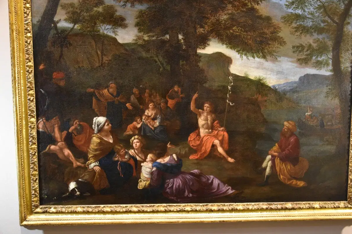 Lorenzo Pasinelli (Bologna 1629 – 1700), Predica di San Giovanni Battista - immagine 3