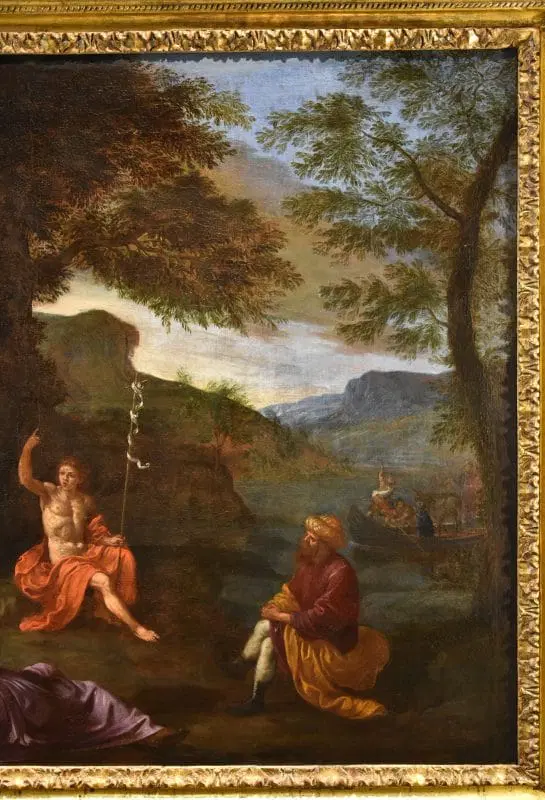 Lorenzo Pasinelli (Bologna 1629 – 1700), Predica di San Giovanni Battista - immagine 9