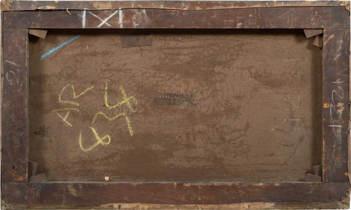 Pittore continentale (XIX sec.) – Camminata lungo il sentiero. - immagine 4