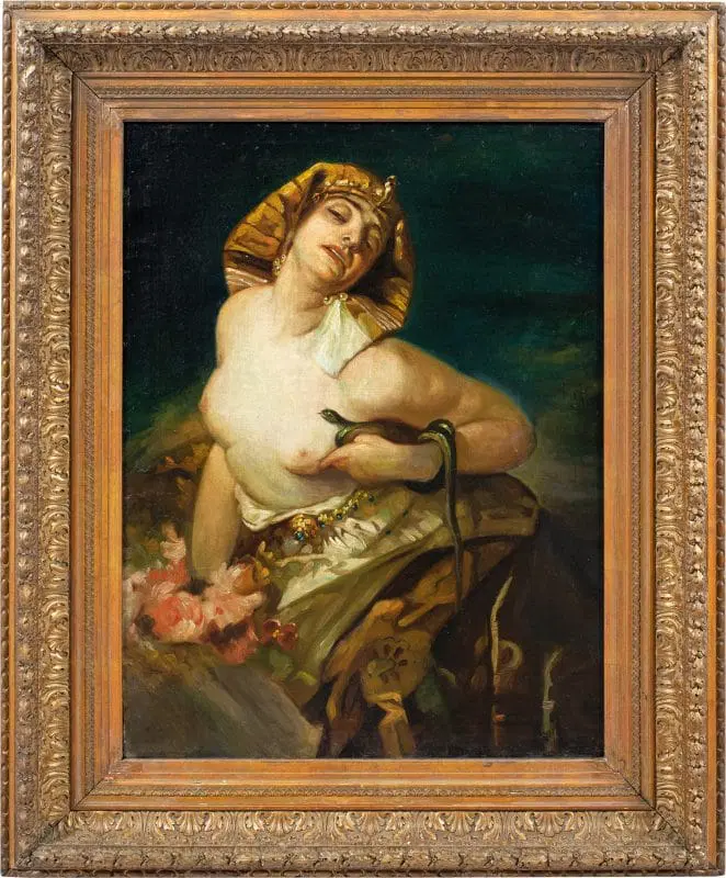 Pittore simbolista francese (XIX sec.) – Cleopatra.