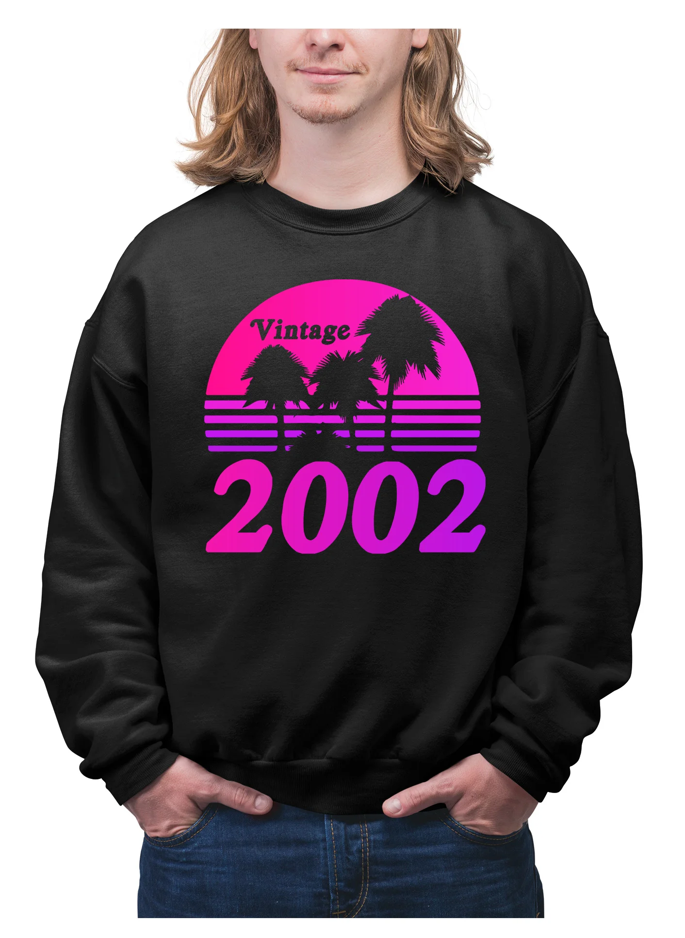 Felpa Compleanno 20 Anni Uomo Summer Vintage Anno Personalizzabile Idea Regalo Compleanno Felpa Girocollo Unisex