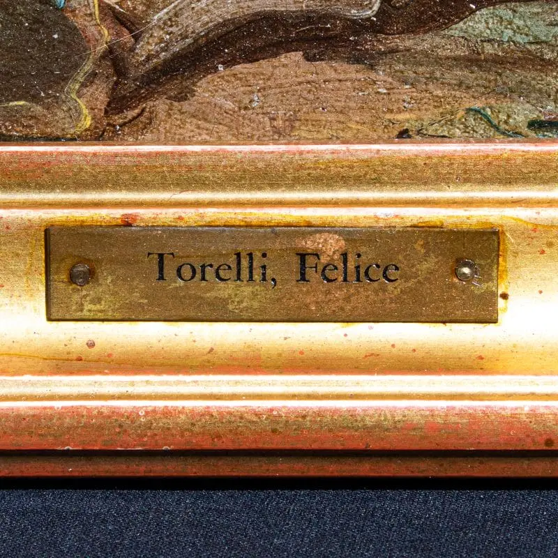 Scuola Veneziana del XVIII secolo Scena Mitologica con Bacco e Giunone - immagine 7