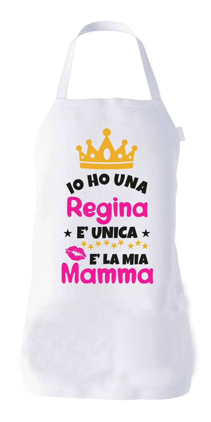 Grembiule da cucina Mamma Io ho una regina, è unica, è la mia mamma Idea Regalo taglia Unica