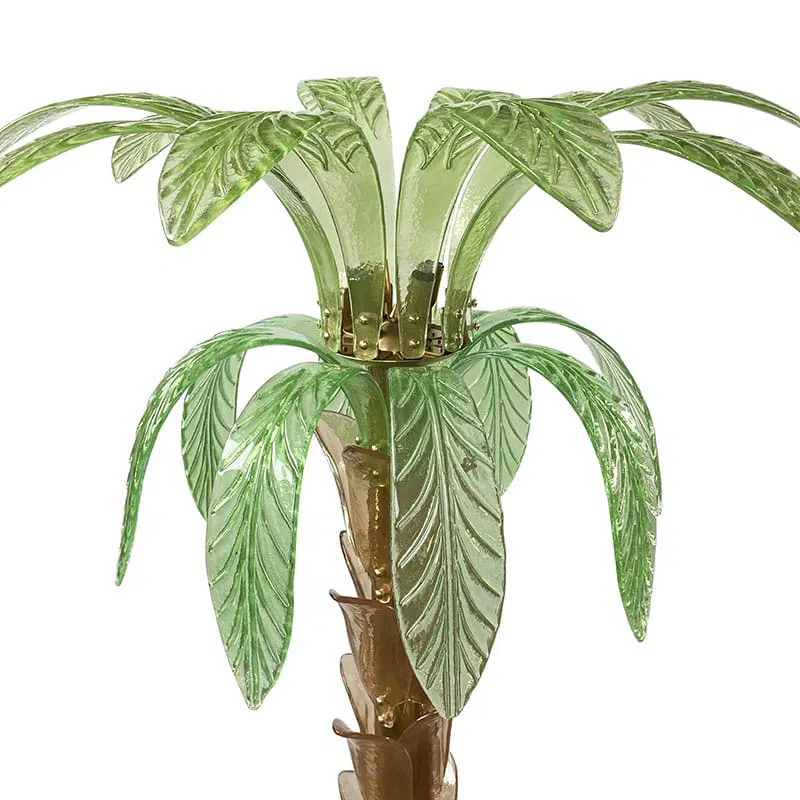 Lampada da terra in vetro di Murano, a forma di palma I-0103 - immagine 4